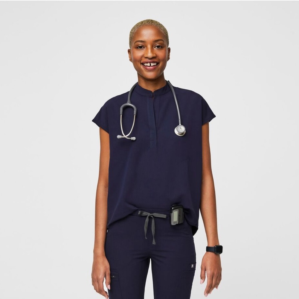Figs Rafaela oversized scrub top, navy xxl
